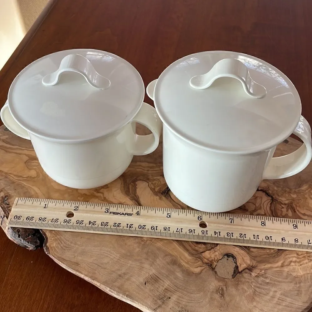 Vintage Tupperware Creamer & Sugar Set